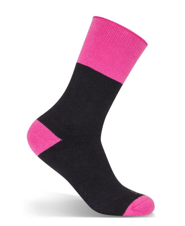 Picture of JB's Ladies Work Sock 3 Pack Black/