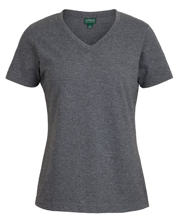 Picture of C of C Ladies V Neck Tee Black