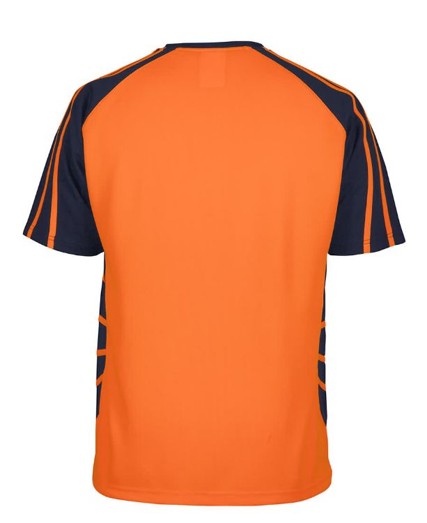 Picture of JB's Hv Spider Tee Orange/Navy