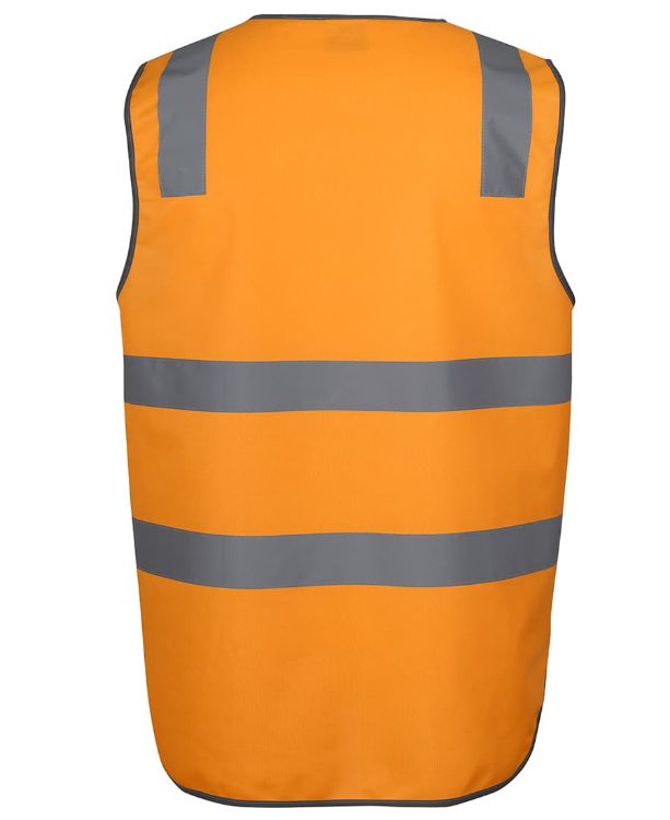 Picture of JB's Aust. Rail (D+N) Zip Safety Vest Orange