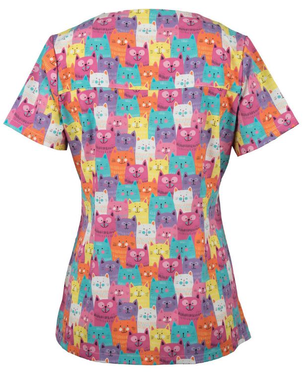 Picture of JB's Ladies Scrub Top Printed