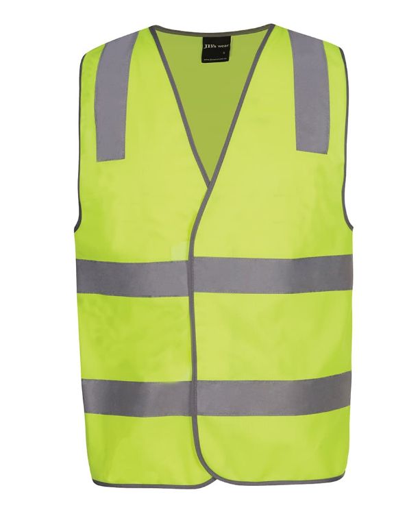 Picture of JB's Hv (D+N) Safety Vest Print Security Lime