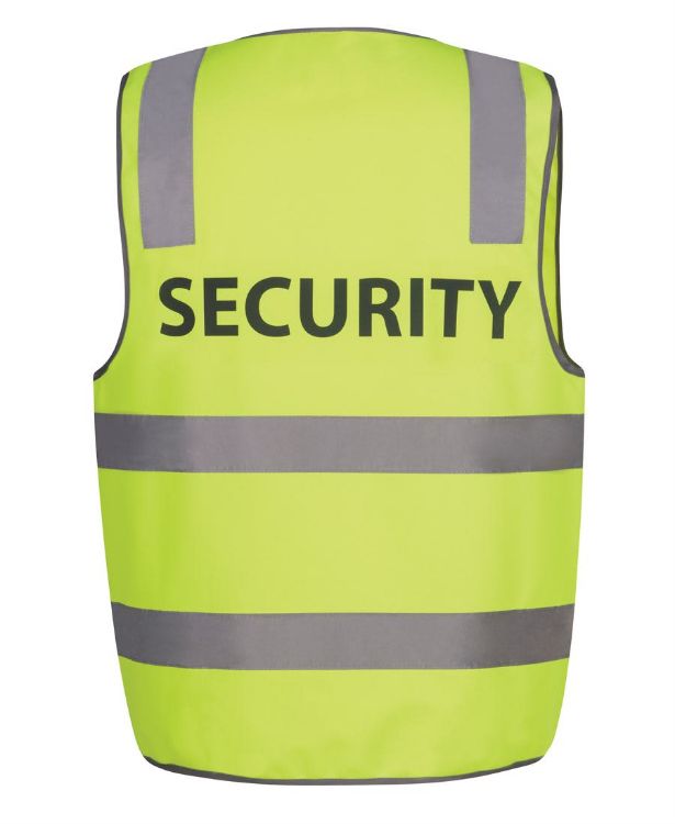 Picture of JB's Hv (D+N) Safety Vest Print Security Lime