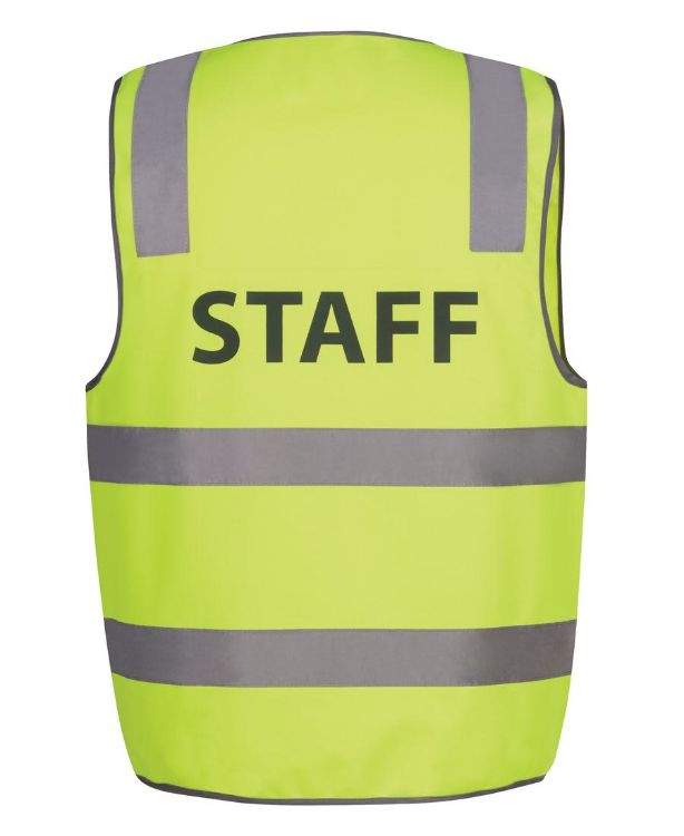 Picture of JB's Hv (D+N) Safety Vest Print Staff Lime
