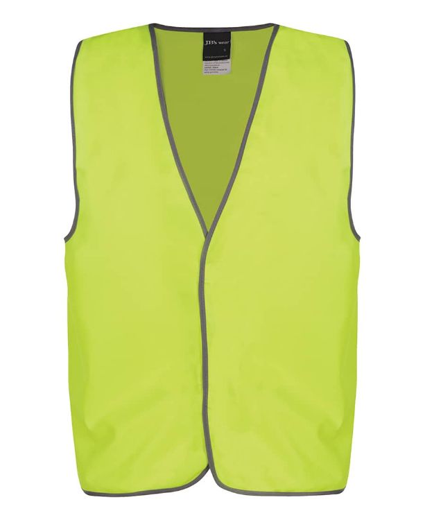 Picture of JB's Hv Safety Vest Print Staff Lime
