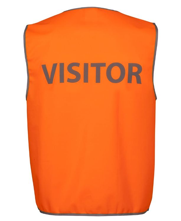 Picture of JB's Hv Safety Vest Print Visitor