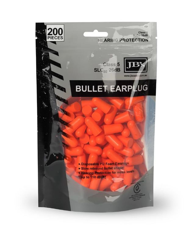Picture of JB's Bullet Shaped Earplug (200 Pieces)