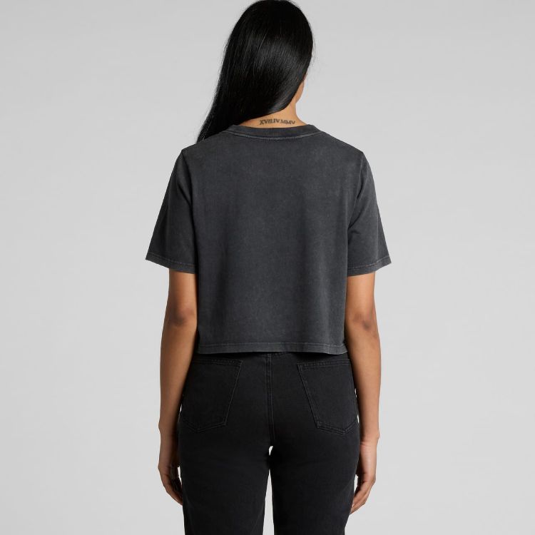 Picture of Wo's Stone Wash Heavy Crop Tee