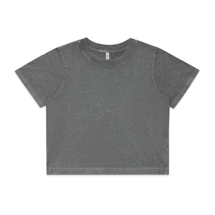 Picture of Wo's Stone Wash Heavy Crop Tee