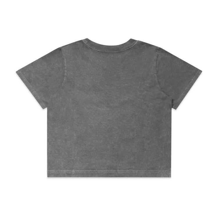 Picture of Wo's Stone Wash Heavy Crop Tee