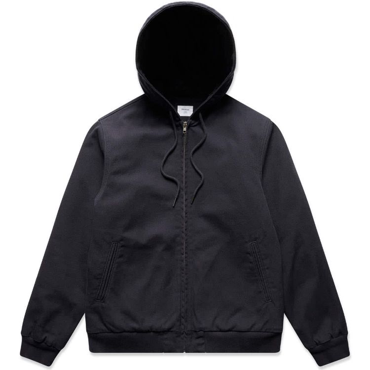 Picture of Canvas Bomber Hood Jacket