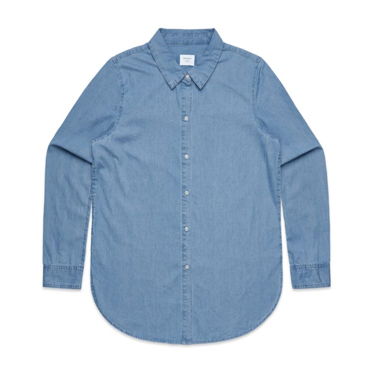 Picture of Wo's Blue Denim Shirt
