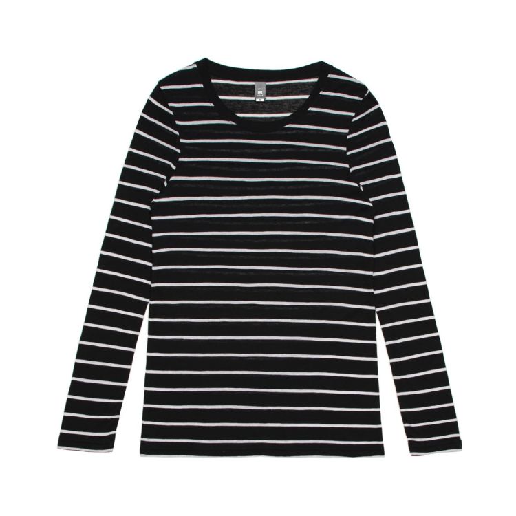 Picture of Wo's Fine Stripe L/S Tee