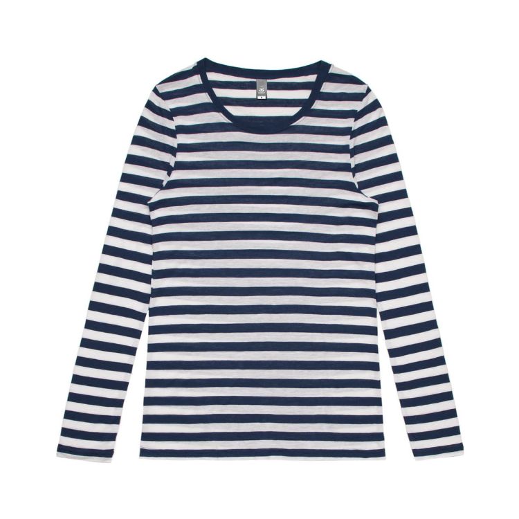Picture of Wo's Fine Stripe L/S Tee