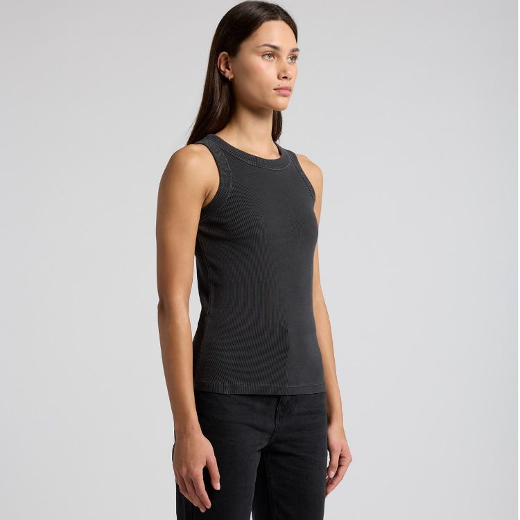 Picture of Wo's Faded Organic Rib Tank