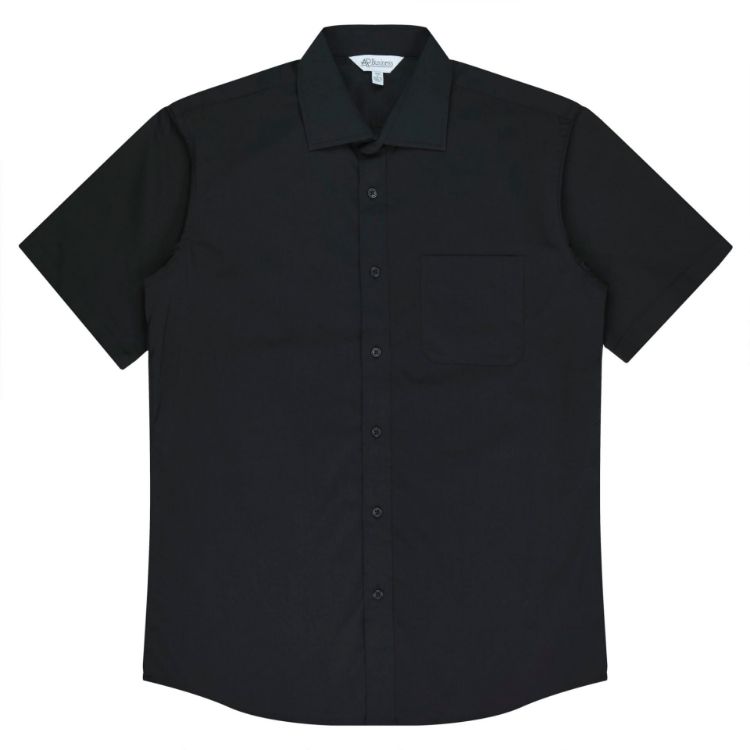 Picture of MOSMAN MENS SHIRT SHORT SLEEVE RUNOUT