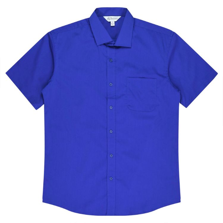 Picture of MOSMAN MENS SHIRT SHORT SLEEVE RUNOUT
