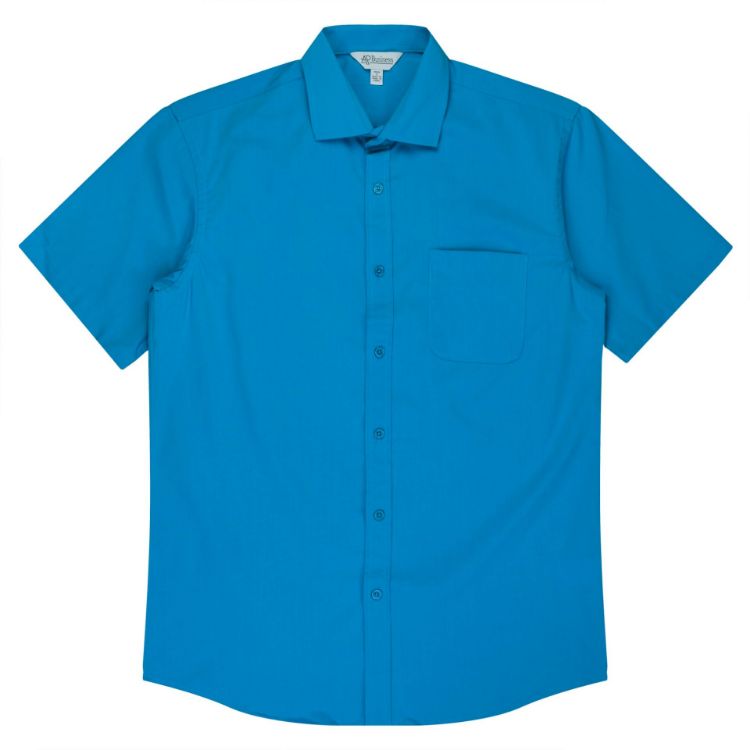 Picture of MOSMAN MENS SHIRT SHORT SLEEVE RUNOUT