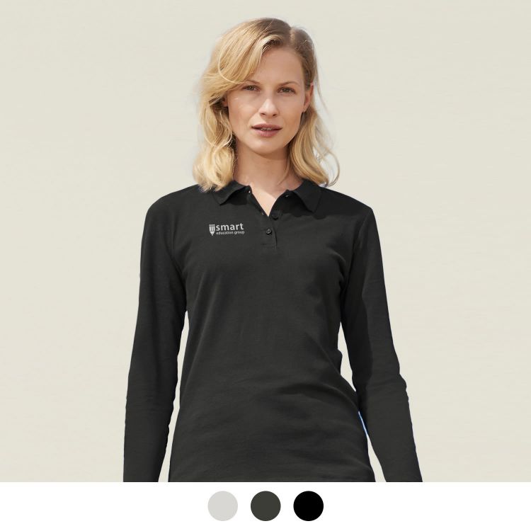 Picture of SOLS Perfect Women's Long Sleeve Polo