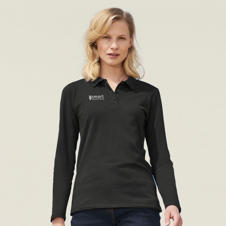 Picture of SOLS Perfect Women's Long Sleeve Polo