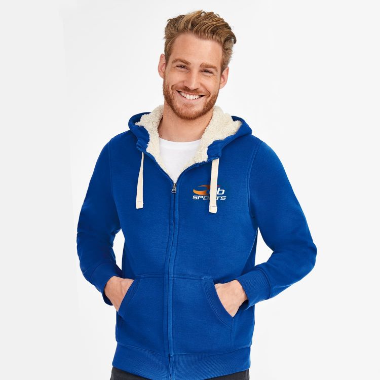 Picture of SOLS Sherpa Unisex Zipped Sweatshirt