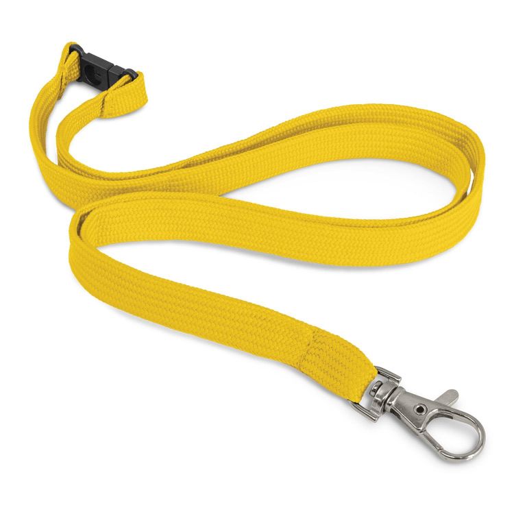 CustomPrintedLanyard12mmyellow