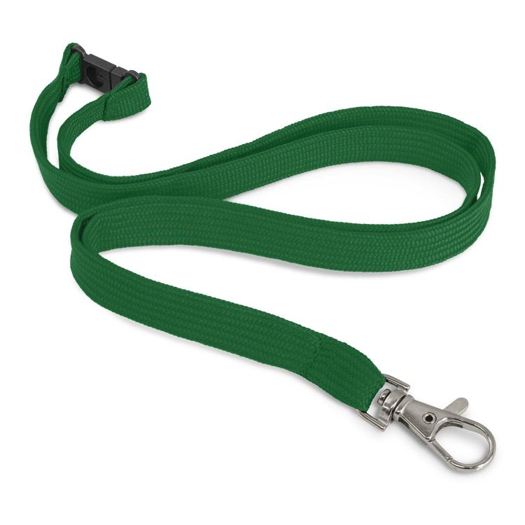 CustomPrintedLanyard12mmgreen