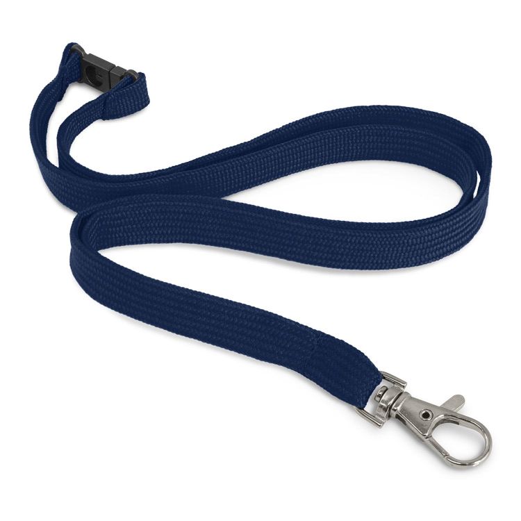 CustomPrintedLanyard12mmdarkblue