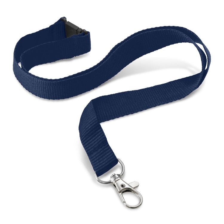 CustomPrintedLanyard16mmdarkblue