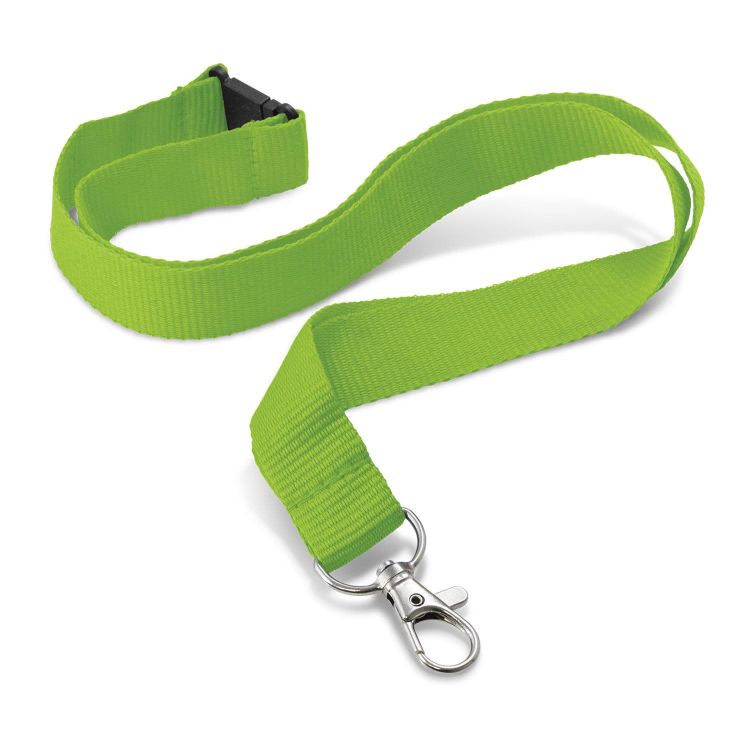 CustomPrintedLanyard20mmlightgreen