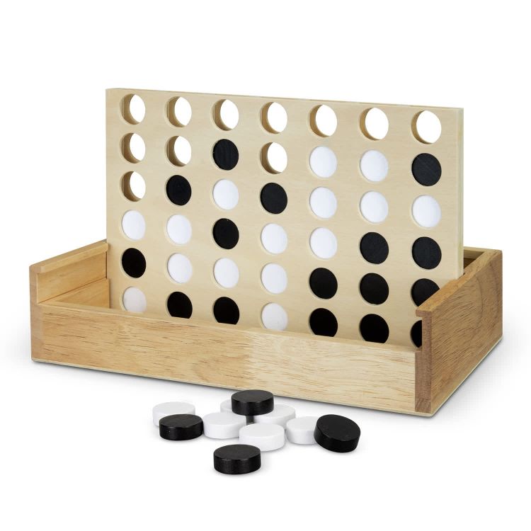 Picture of NATURA Quattro Wooden Four-in-a-Row Game