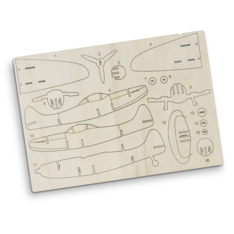 Picture of BRANDCRAFT Spitfire Wooden Model