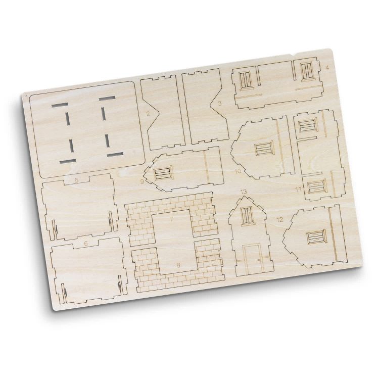 Picture of BRANDCRAFT House Wooden Model