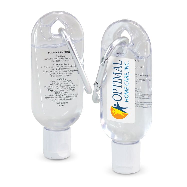 Picture of Carabiner Hand Sanitiser 30ml