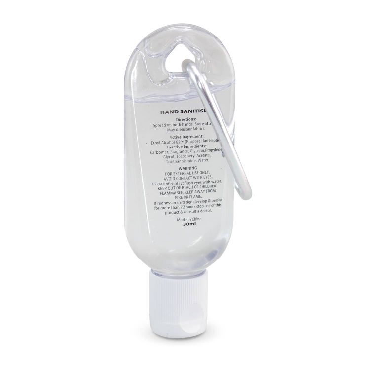Picture of Carabiner Hand Sanitiser 30ml