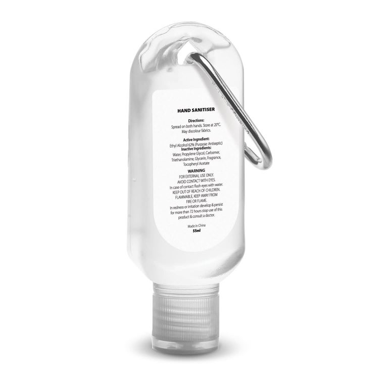 Picture of Carabiner Hand Sanitiser 55ml