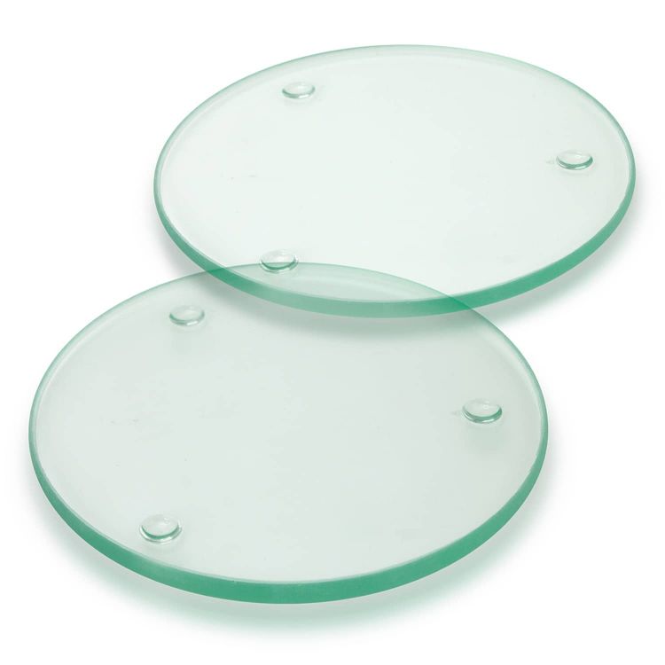Picture of Venice Glass Coaster - Set of 2 - Round - Full Colour
