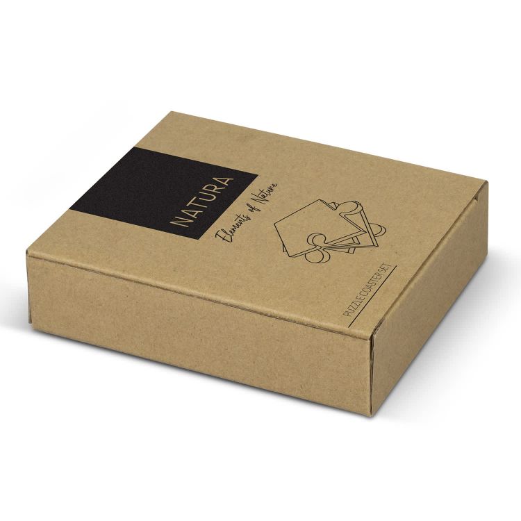 Picture of NATURA Puzzle Coaster - Set of 4
