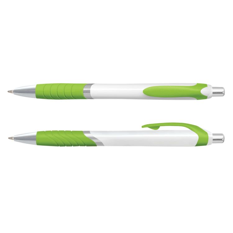 JetPenWhiteBarrellightgreen