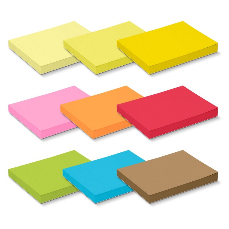 Picture of Coloured Sticky Pad 100 x 75mm - 100 Sheets