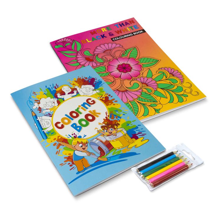 Picture of Custom Cover Colouring Book - A4