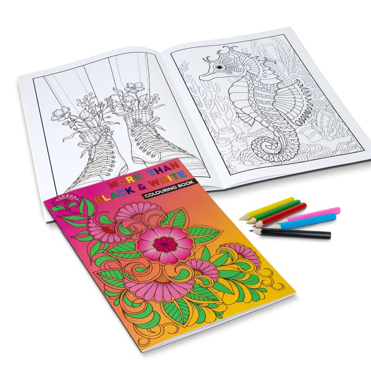 Picture of Custom Cover Colouring Book - A4