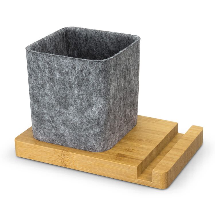 Picture of NATURA Bamboo Phone Stand Desk Caddy