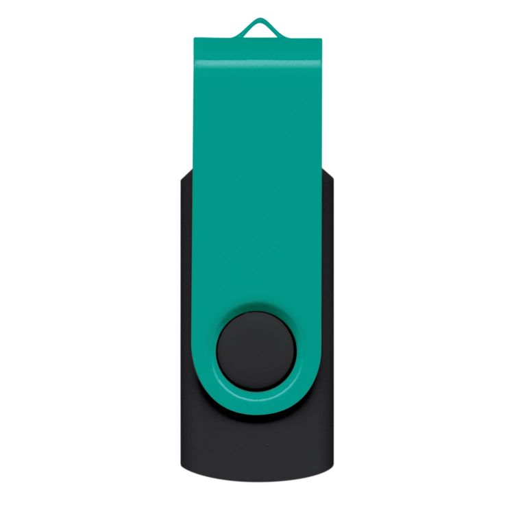 Helix16GBFlashDrivepeacockgreen