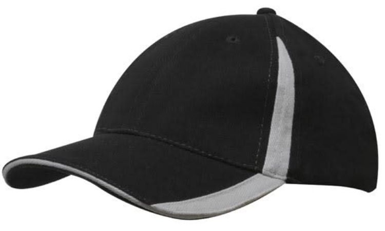 Picture of Brushed Heavy Cotton Cap with Inserts on the Peak & Crown