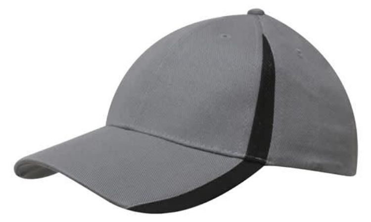 Picture of Brushed Heavy Cotton Cap with Inserts on the Peak & Crown