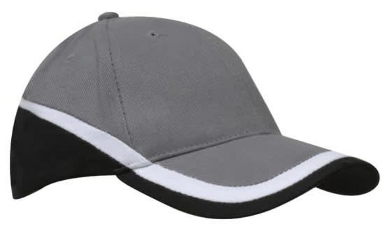 Picture of Brushed Heavy Cotton Tri-Coloured Cap