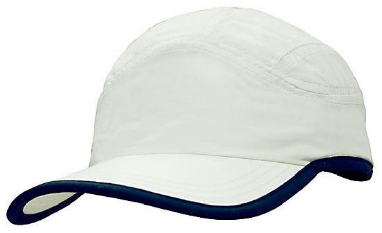 Picture of Microfibre Sports Cap with Trim on Edge of Crown & Peak