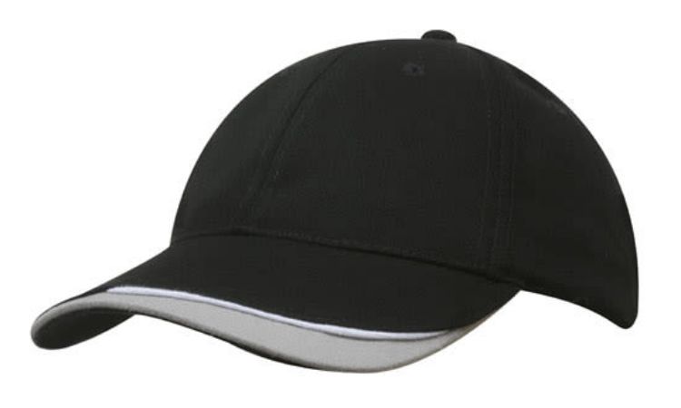 Picture of Brushed Heavy Cotton Cap with Indented Peak