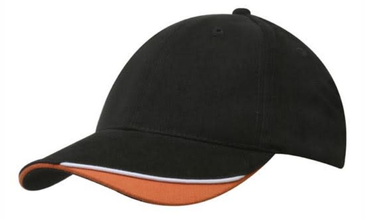 Picture of Brushed Heavy Cotton Cap with Indented Peak